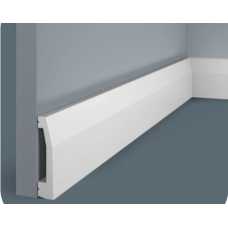 Плинтус под покраску из экополимера Cosca PX008